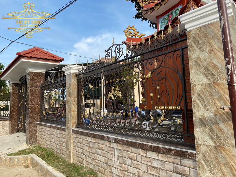 Hàng rào sắt nhà anh Minh - Đại Lộc, Quảng Nam