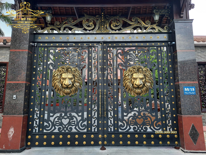 Cửa cổng sắt mỹ nghệ Đà Nẵng